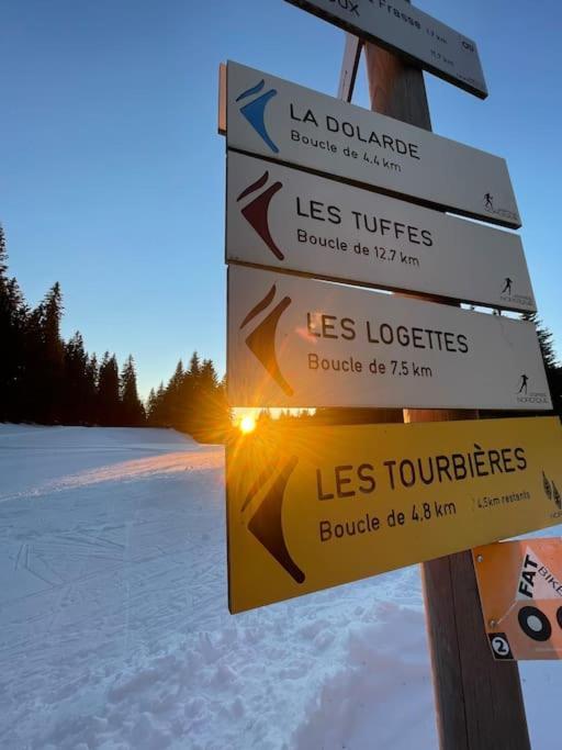 Chic & Champetre Au Coeur Du Haut-Jura Lamoura Kültér fotó