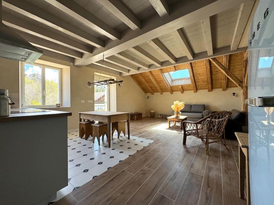 Chic & Champetre Au Coeur Du Haut-Jura Lamoura Kültér fotó
